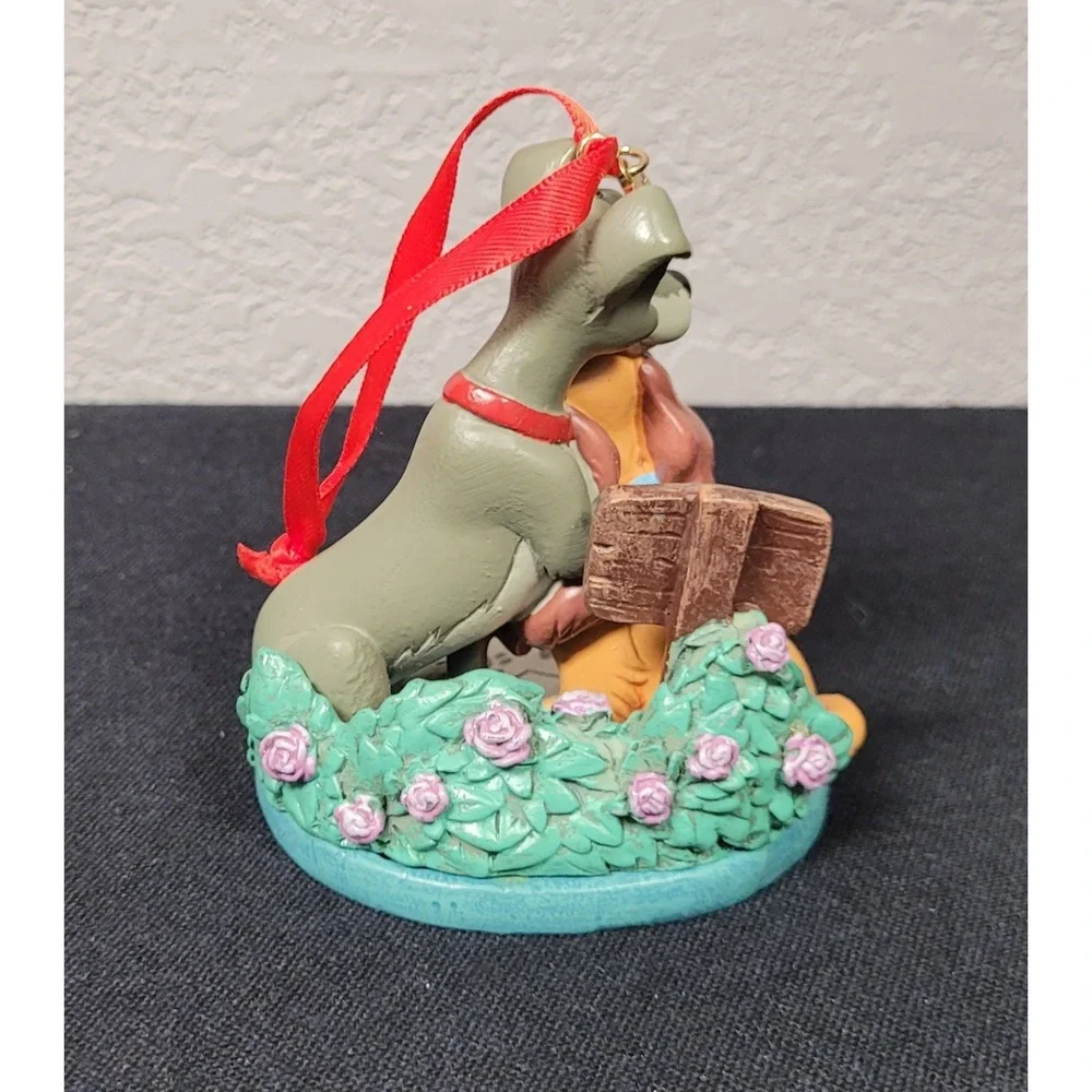 Disney Store Lady and the Tramp Wet Cement Sketchbook Christmas Ornament 2014